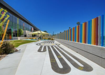 playground area of Glen & Ande Christenson School of Education, Nevada State College